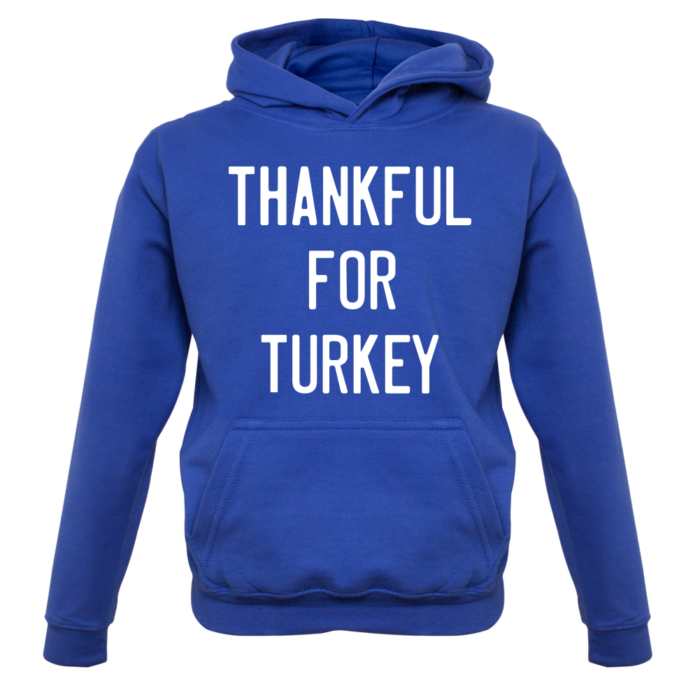 Thankful For Turkey Kids T Shirt
