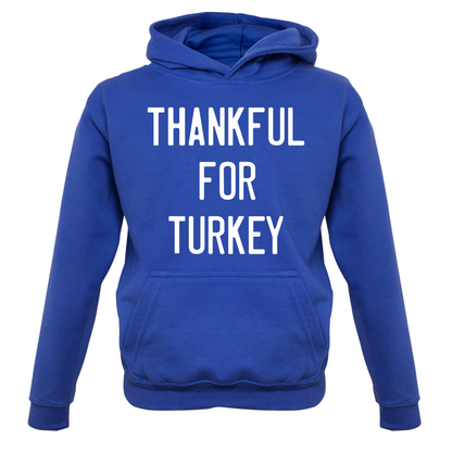 Thankful For Turkey Kids T Shirt