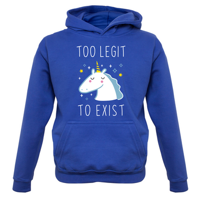Too Legit To Exist Kids T Shirt