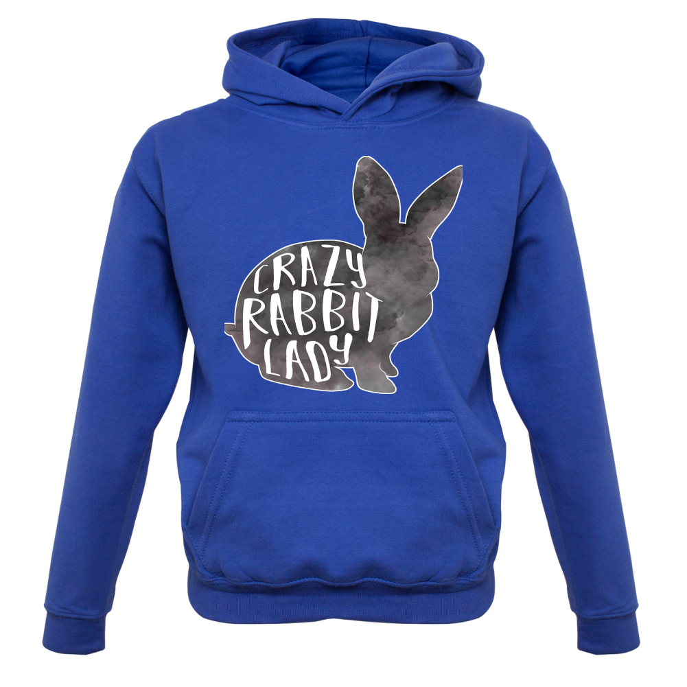 Crazy Rabbit Lady Kids T Shirt