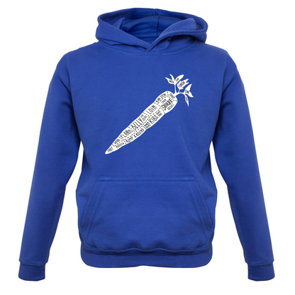 Butcher Carrot Diagram Kids T Shirt