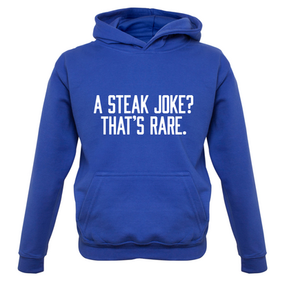 Steak Joke, Thats Rare Kids T Shirt