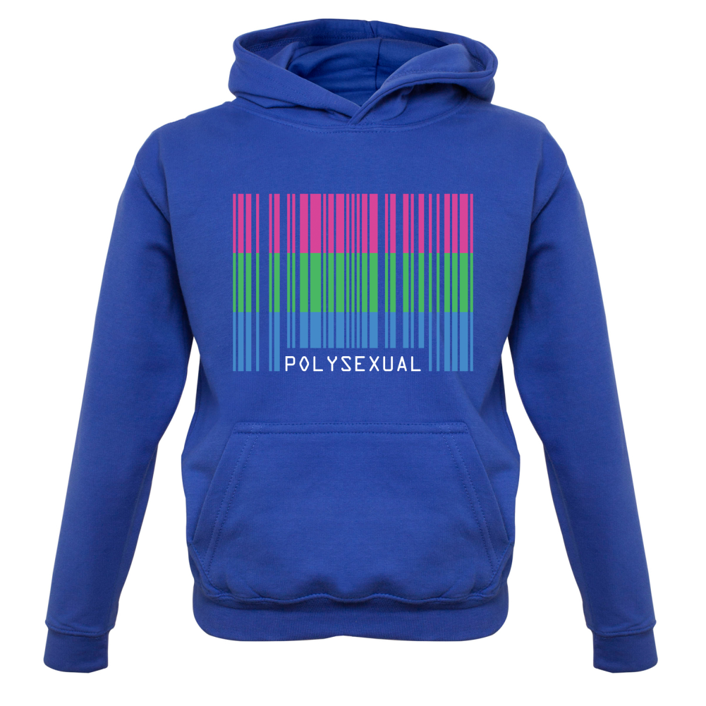 LGBT Barcode Flags - PolySexual Kids T Shirt