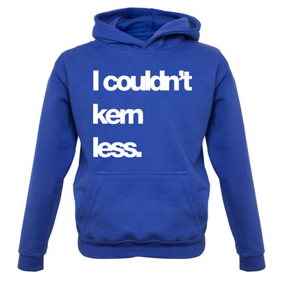 Couldn't Kern Less Kids T Shirt