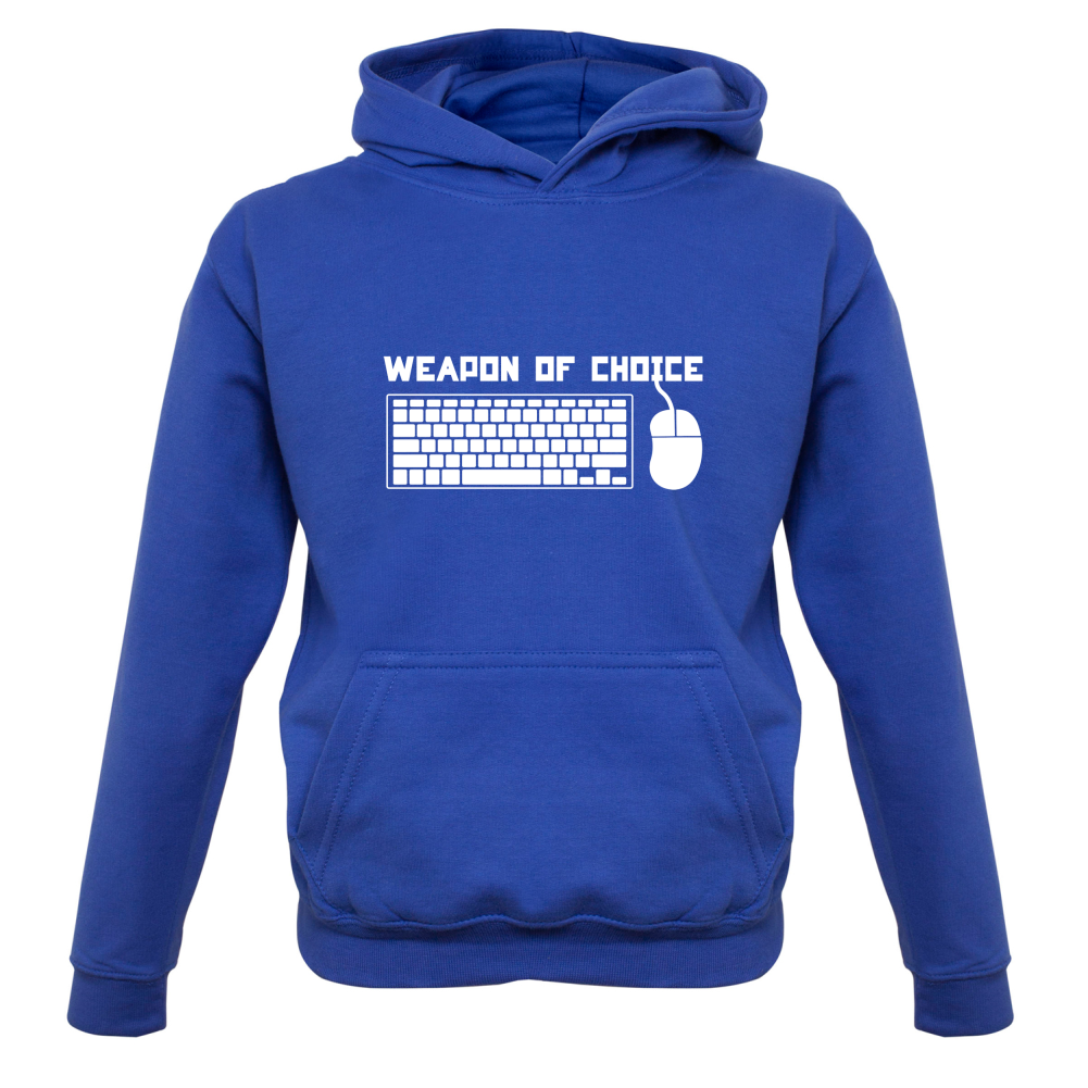 Weapon Of Choice PC Kids T Shirt