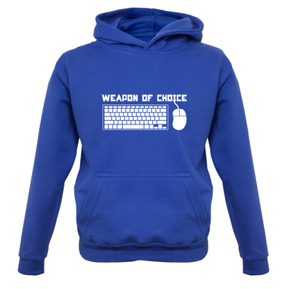 Weapon Of Choice PC Kids T Shirt