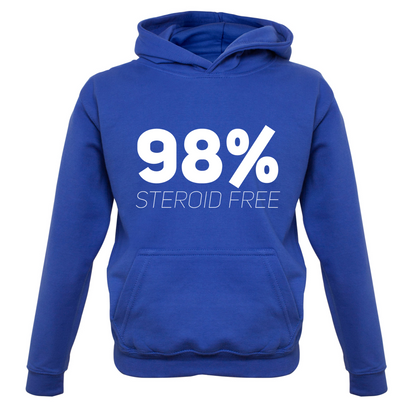 98% Steroid Free Kids T Shirt