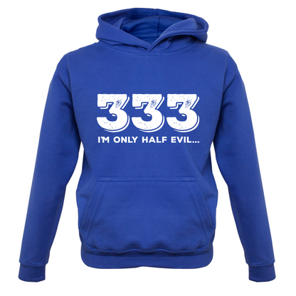 Half Evil 333 Kids T Shirt