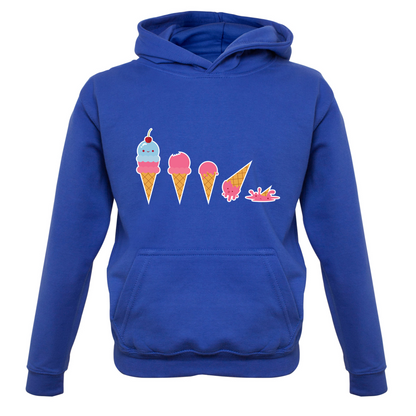 Evolution Of Ice Cream Kids T Shirt