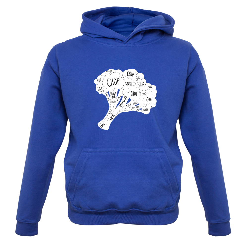 Butcher Broccoli Diagram Kids T Shirt