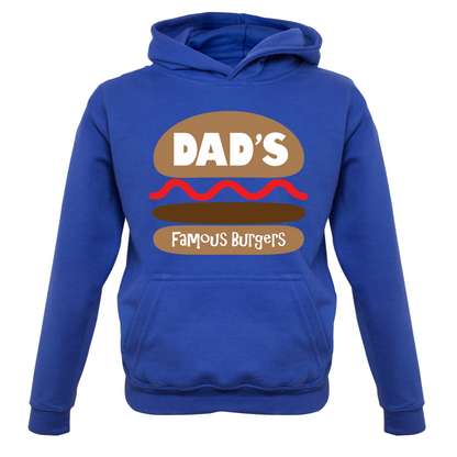 Dad's Famous Burgers Kids T Shirt