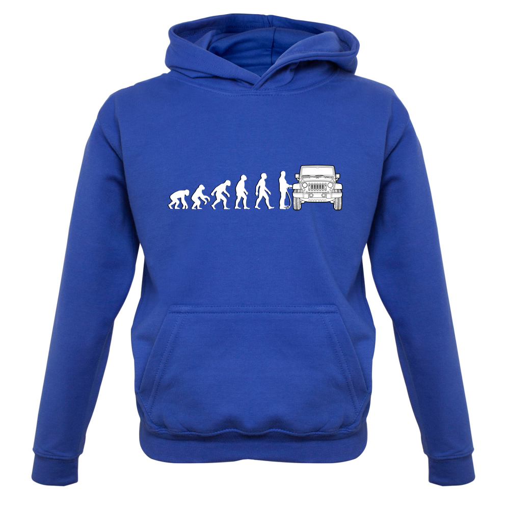 Evolution of Man JK Driver Kids T Shirt