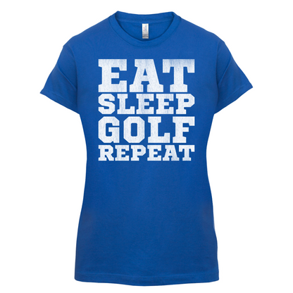 Eat Sleep Golf REPEAT T Shirt