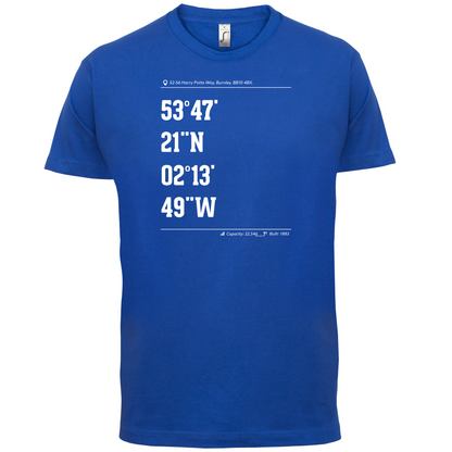 Stadium Coordinates Clarets T Shirt