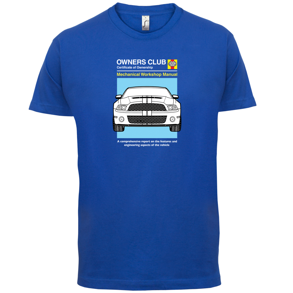 Car Owners Manual Mustang Mustang T Shirt