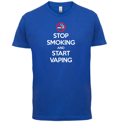 Stop Smoke Start Vaping T Shirt