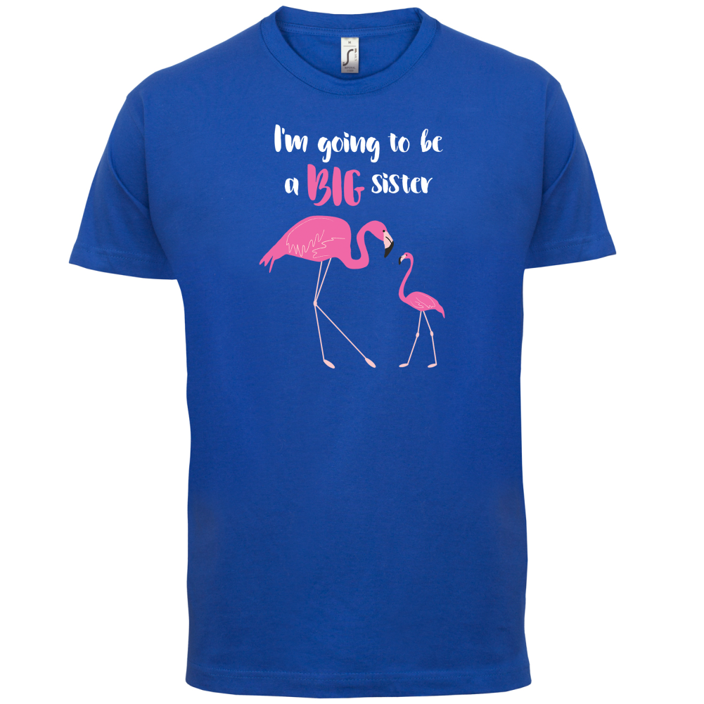Big Sister Flamingo  T Shirt