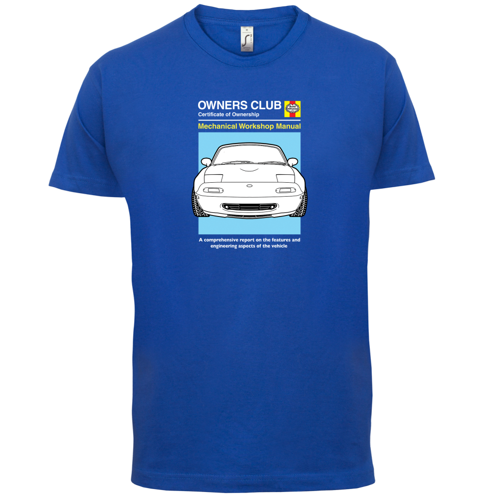 Car Owners Manual MX-5 T Shirt
