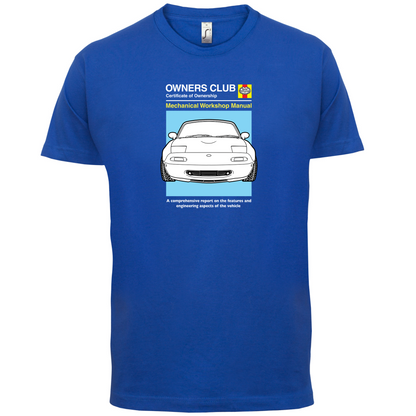 Car Owners Manual MX-5 T Shirt