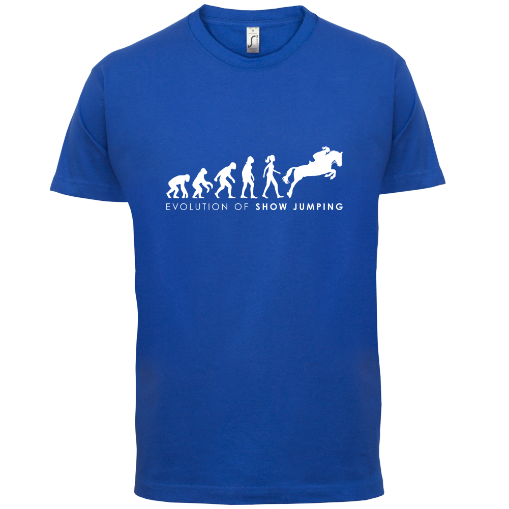 Evolution Of Woman Show Jumping T Shirt