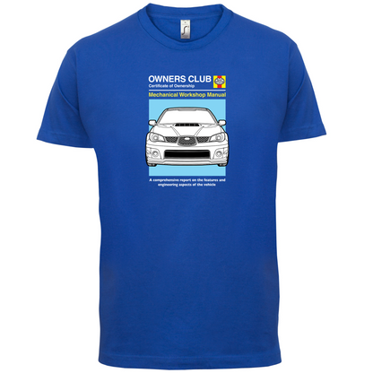 Car Owners Manual Impreza T Shirt