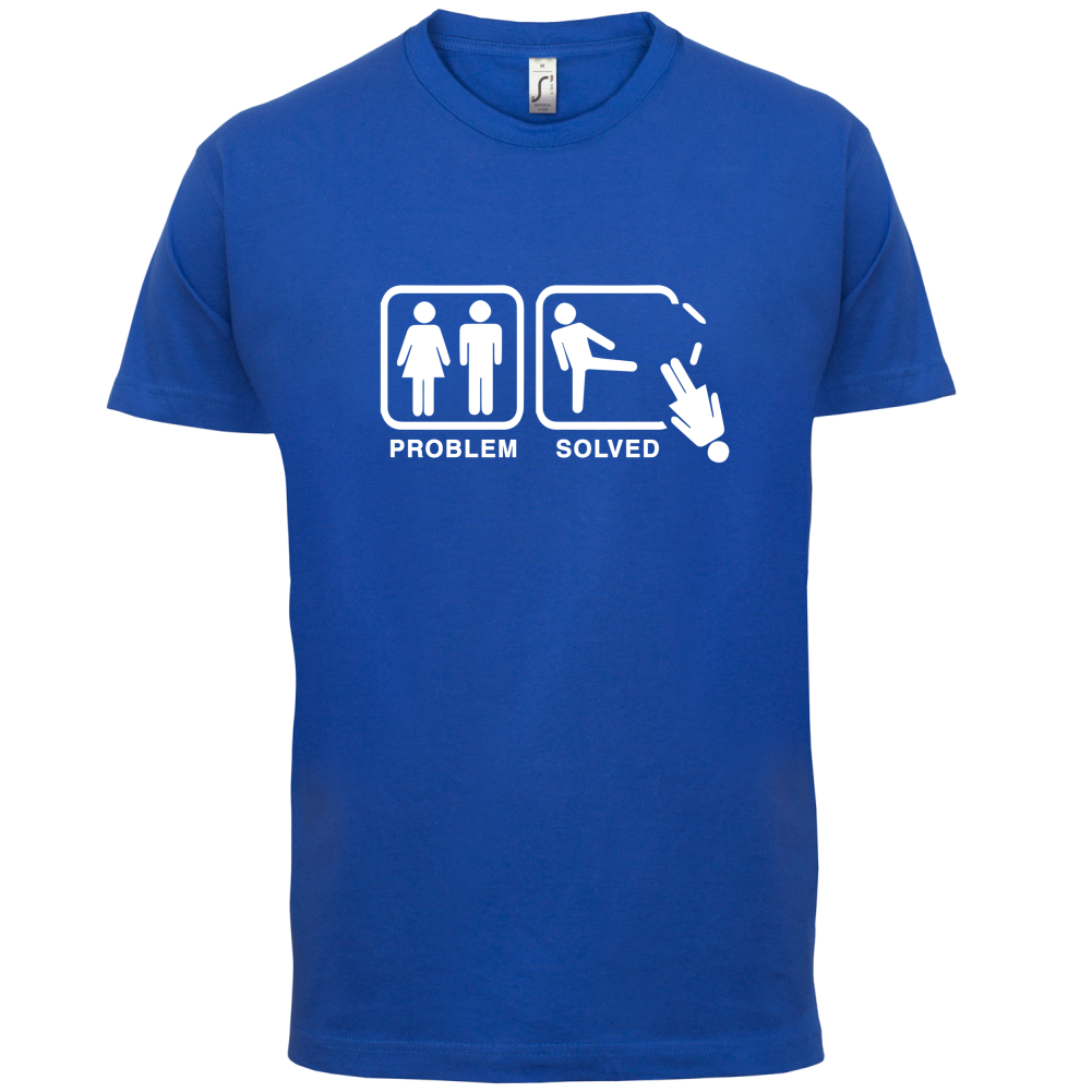Problem Solved Man Kick T Shirt