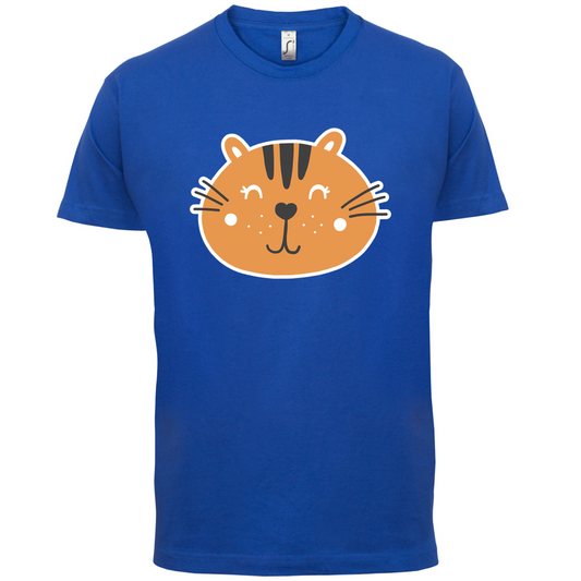 Smiley Face Tiger T Shirt