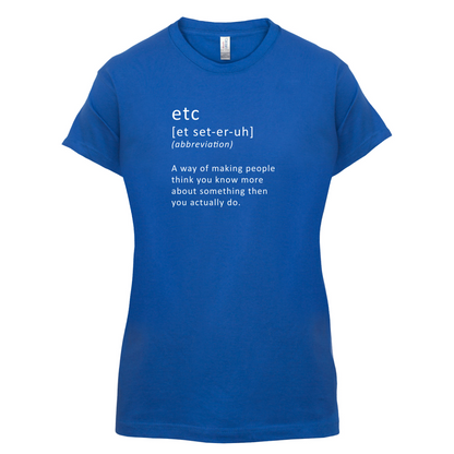 Funny Definition etc T Shirt
