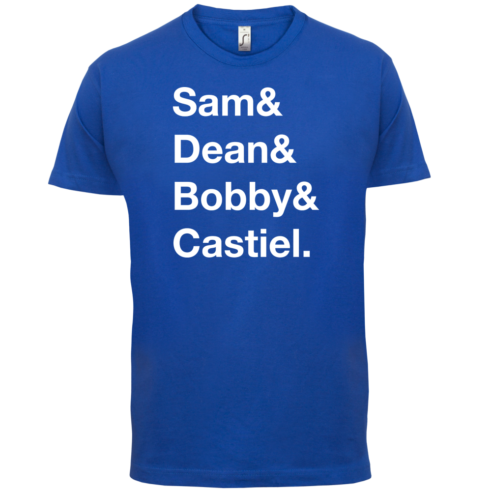 Sam & Dean & Bobby & Castiel T Shirt