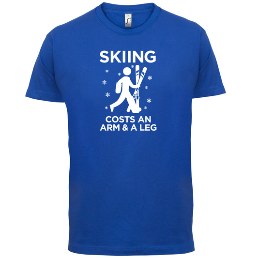 Skiing Costs Arm & A Leg T Shirt