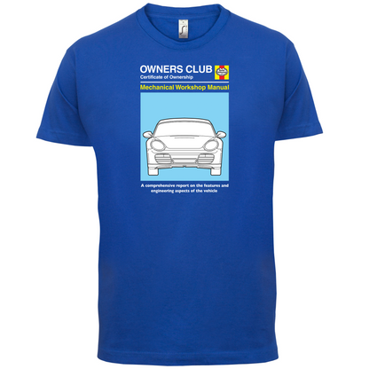 Car Owners Manual 987 T Shirt