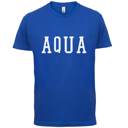 Justcie Aqua College Style T Shirt
