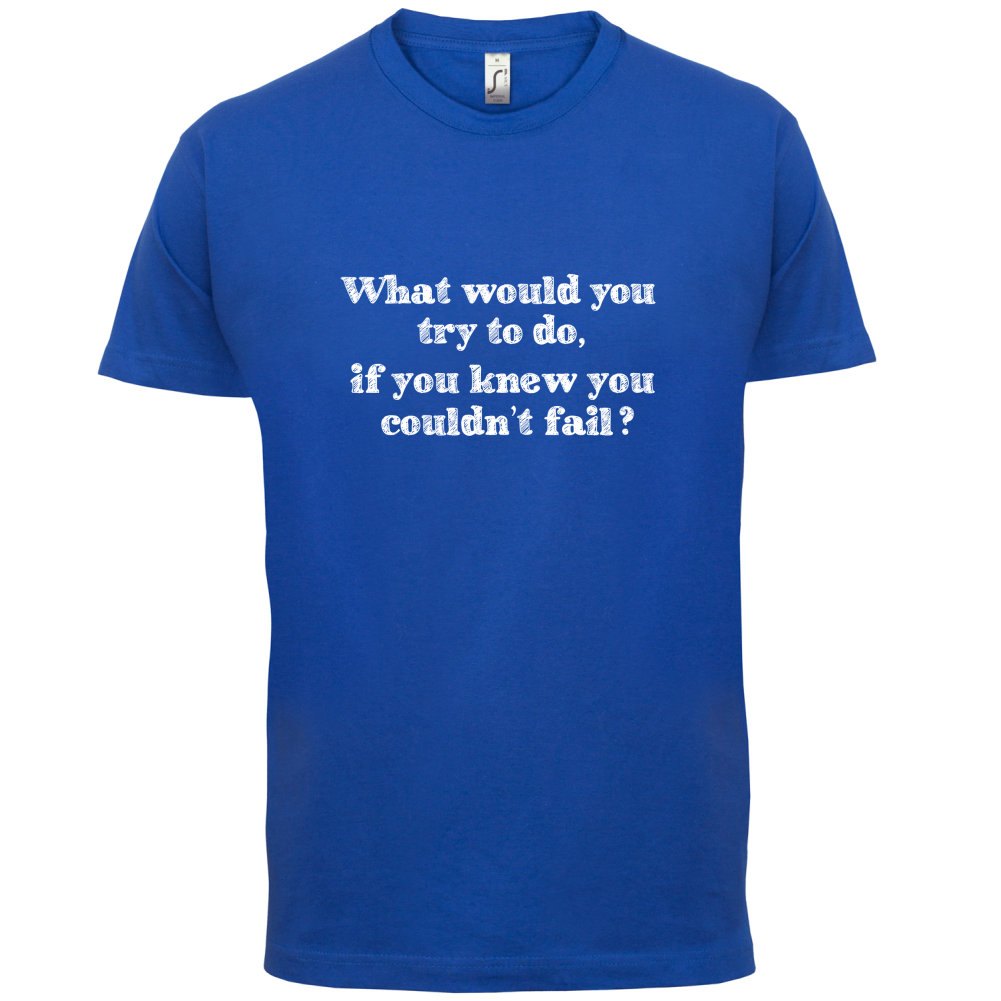 What Would You Do If You Couldn't Fail T Shirt