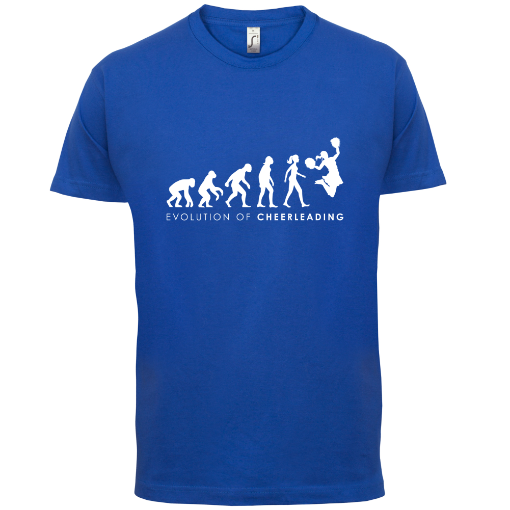 Evolution Of Woman Cheerleading T Shirt
