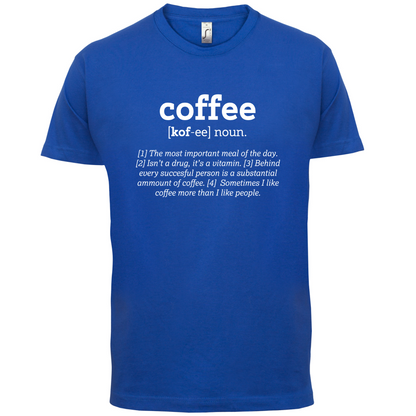 Definition Coffee T Shirt