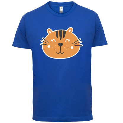 Smiley Face Tiger T Shirt