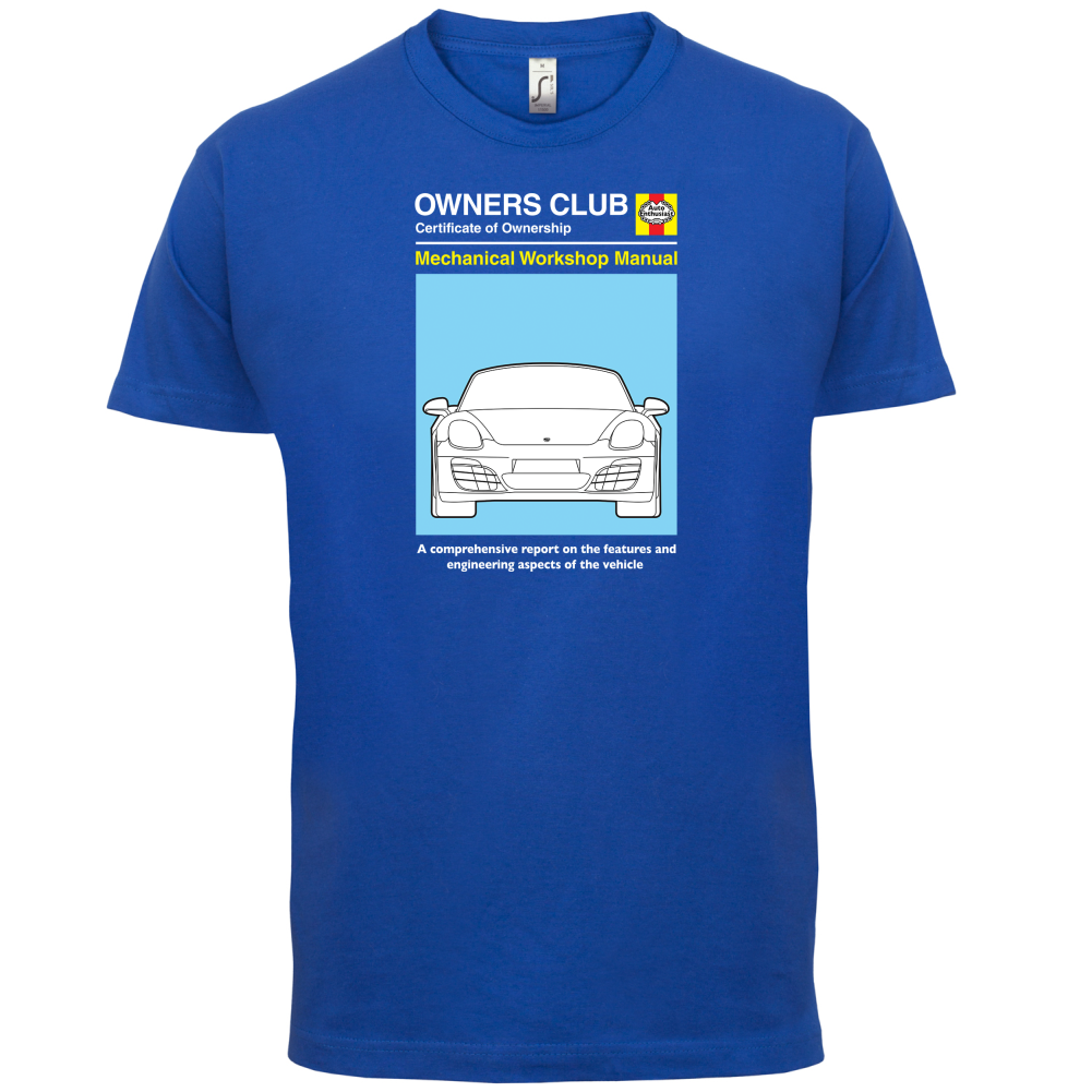 Car Owners Manual 981 Turbo T Shirt