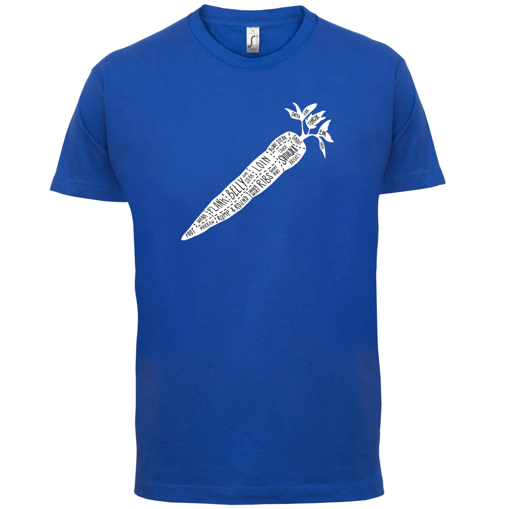 Butcher Carrot Diagram T Shirt