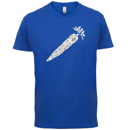 Butcher Carrot Diagram T Shirt