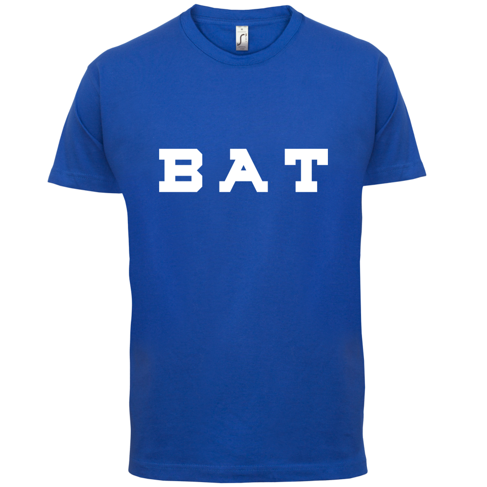 Justcie Bat College Style T Shirt