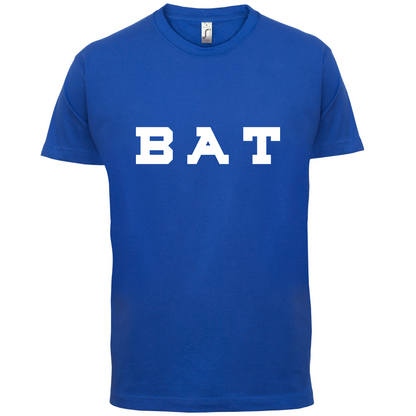Justcie Bat College Style T Shirt