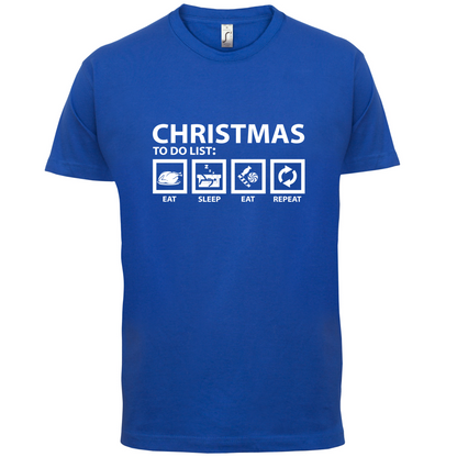 Christmas To Do List T Shirt
