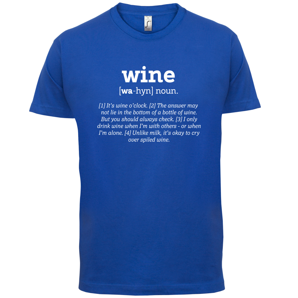 Definition Wine T Shirt
