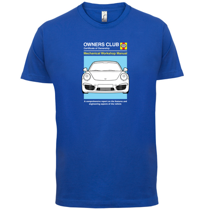 Car Owners Manual 911 T Shirt