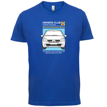 Car Owners Manual Clio T Shirt
