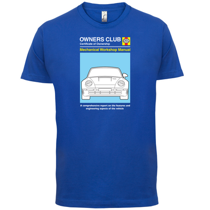 Car Owners Manual 959 Turbo T Shirt
