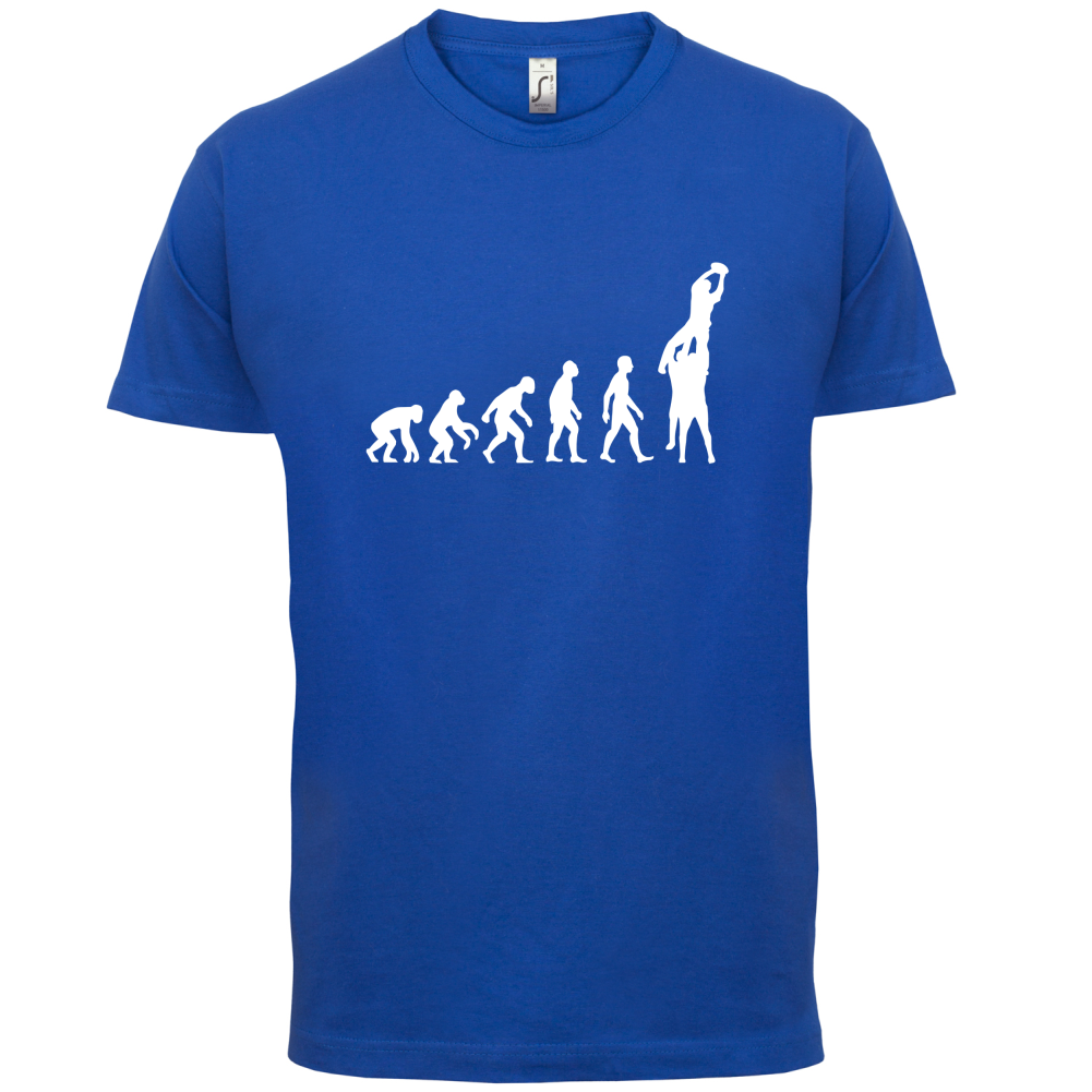 Evolution of Rugby Line Out T Shirt