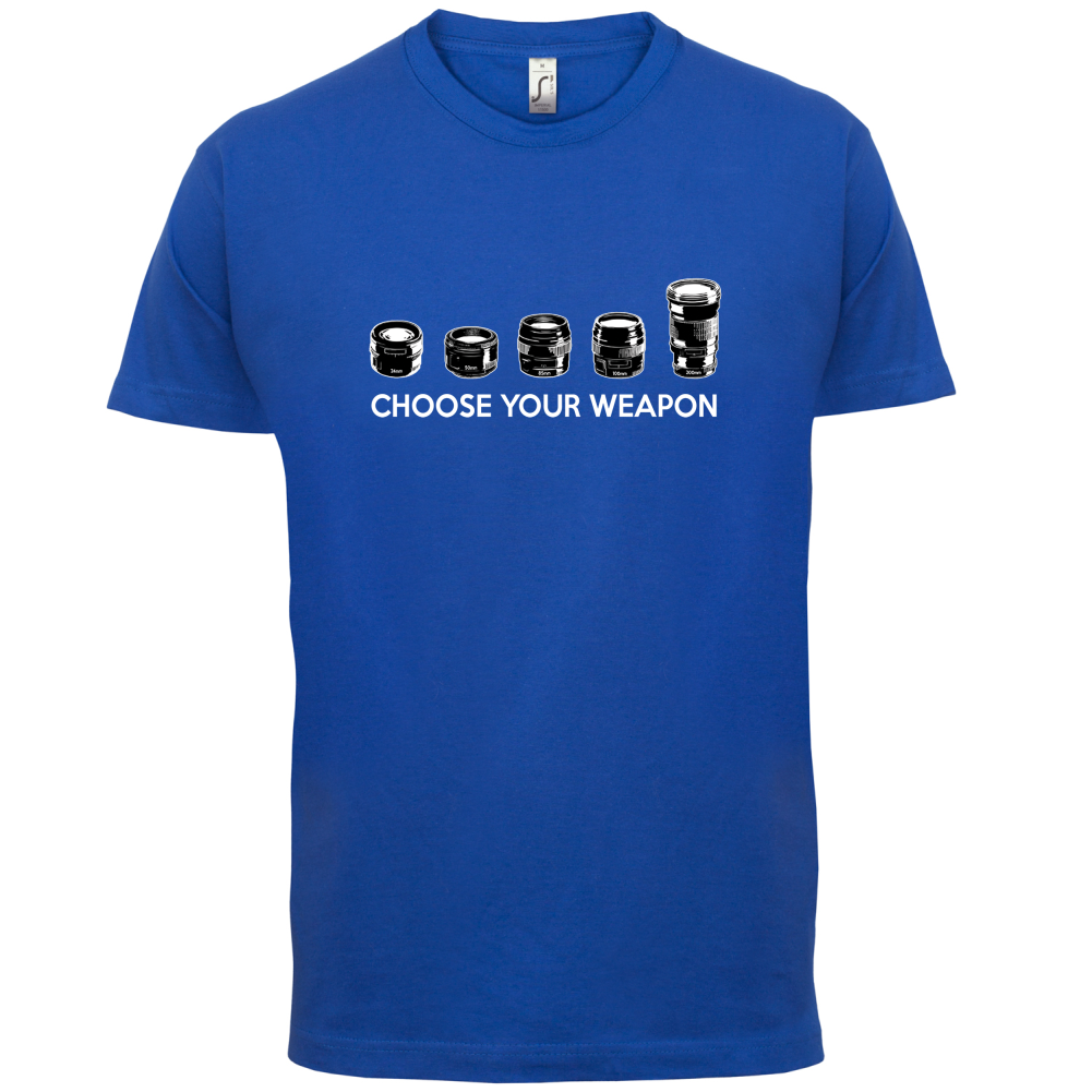 Choose your Weapon (Camera Lenses) T Shirt