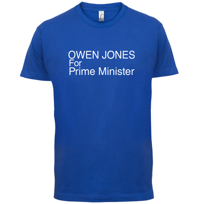Owen Jones for Prime Minister T Shirt