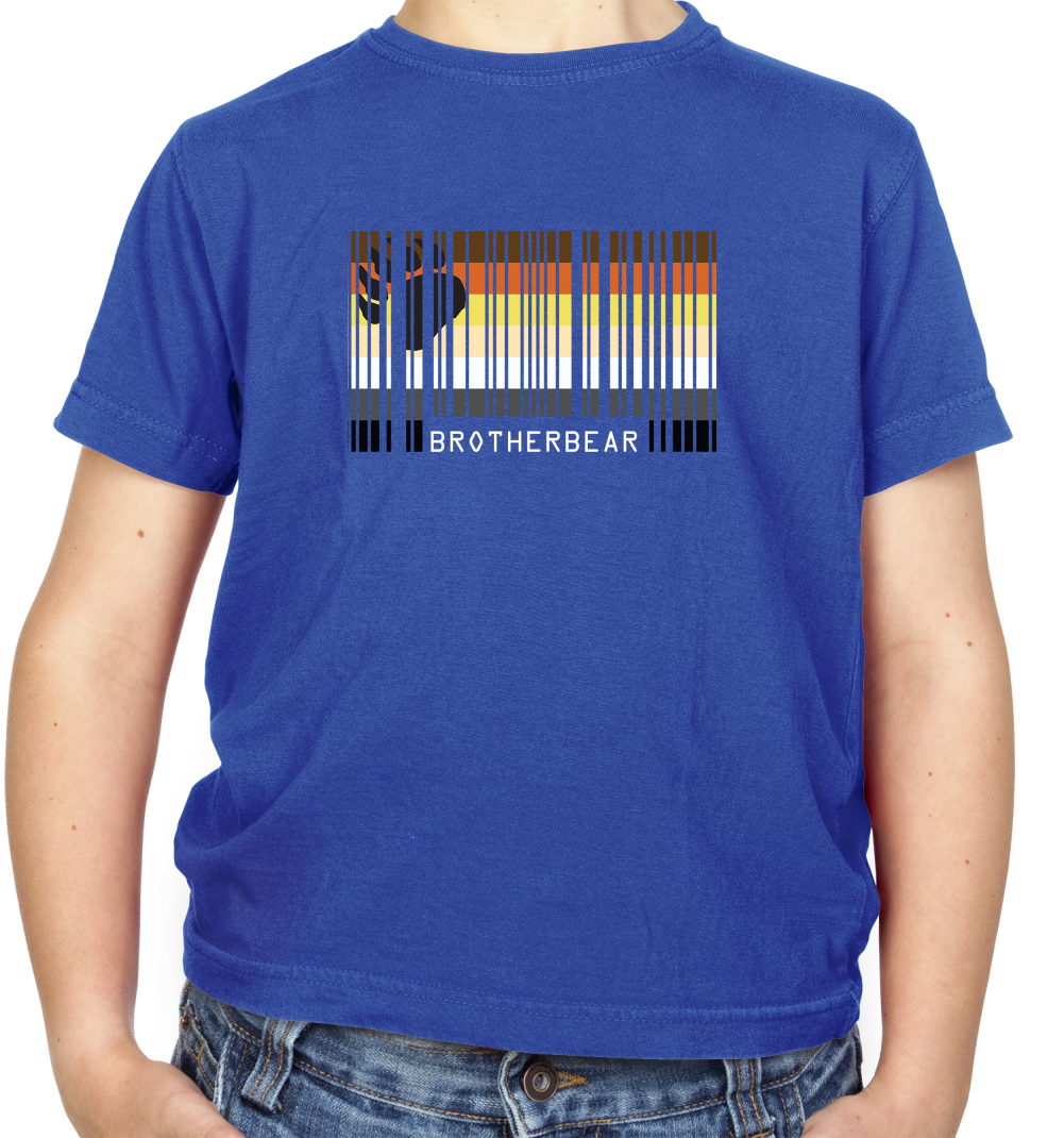 LGBT Barcode Flags - Brother Bear Kids T Shirt